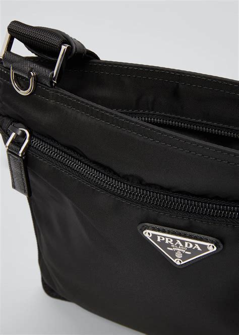 prada double zip leather crossbody bag|Prada nylon crossbody bag small.